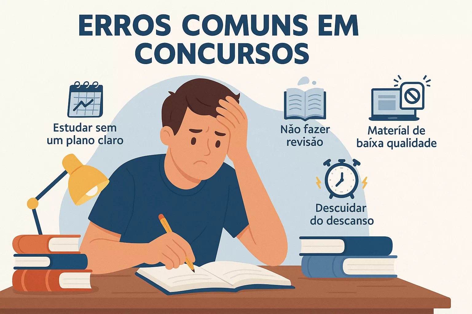 Erros Comuns Que Candidatos a Concursos Devem Evitar (e Como Corrigir a Tempo)