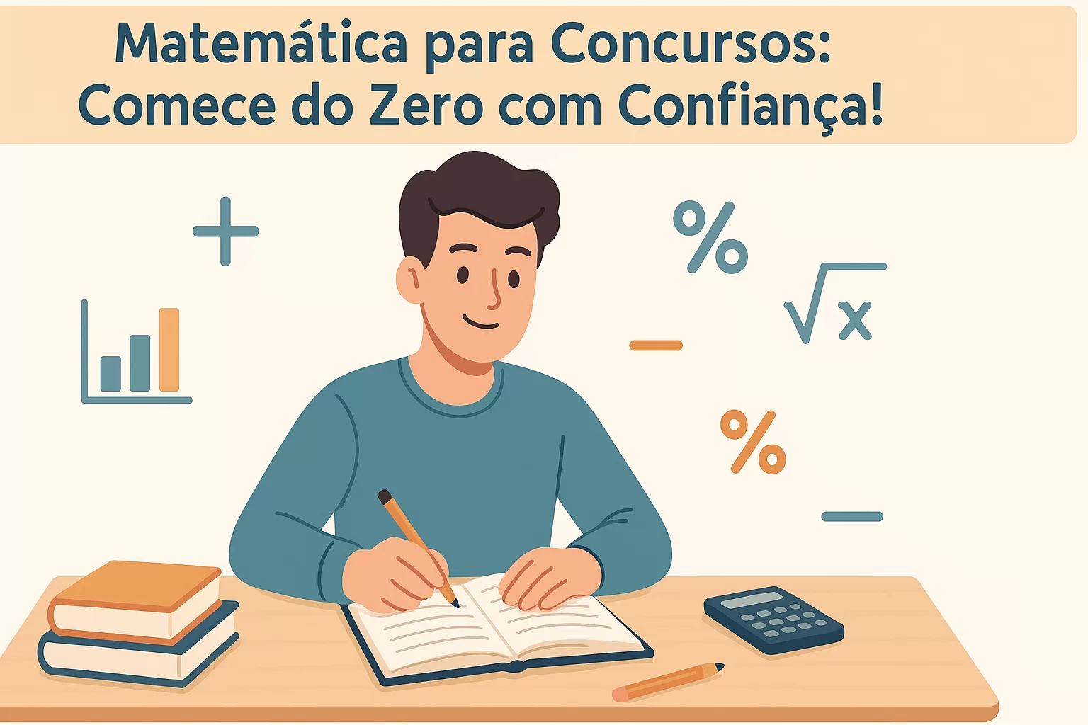 Matemática para Concursos: Como Vencer o Medo e Começar do Zero