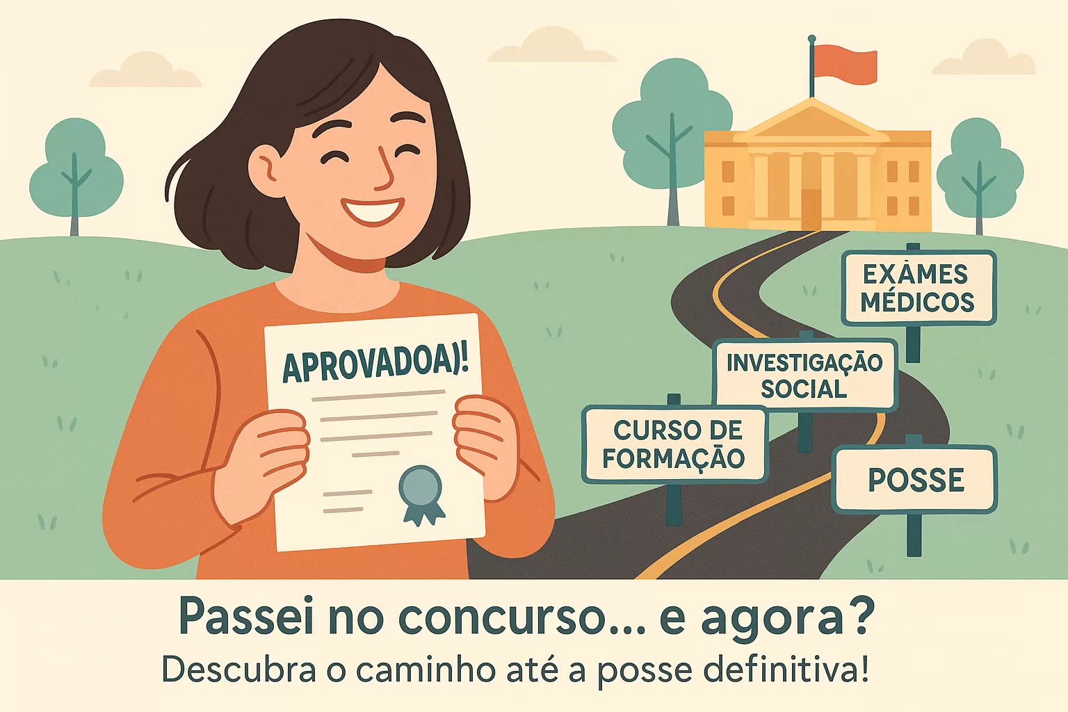 Passei no Concurso, e Agora? O Guia Definitivo do Aprovado: Exames, Investigação Social, Curso de Formação e Posse