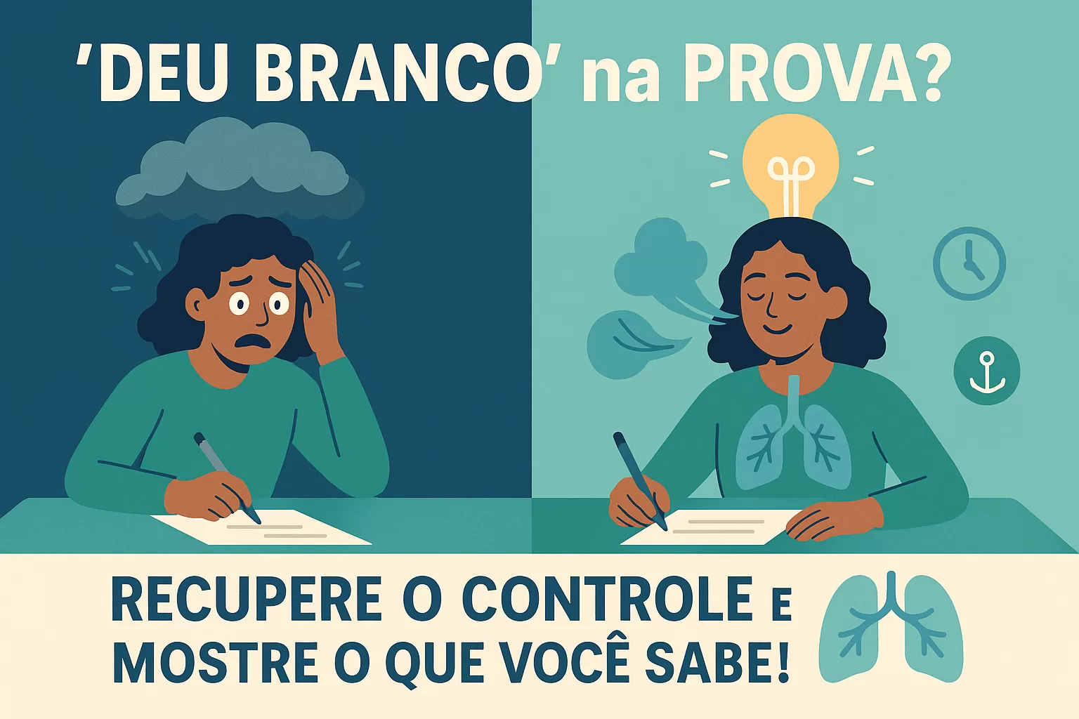 “Deu Branco” na Hora da Prova? Técnicas Comprovadas de Controle Emocional e Mental para o Dia D!