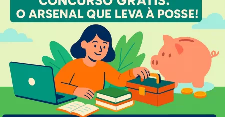 Sem Grana para Cursinho? Eu Também Não Tinha! 💸 O Arsenal Gratuito que Usei para Montar uma Preparação de Alto Nível e Ser Aprovado
