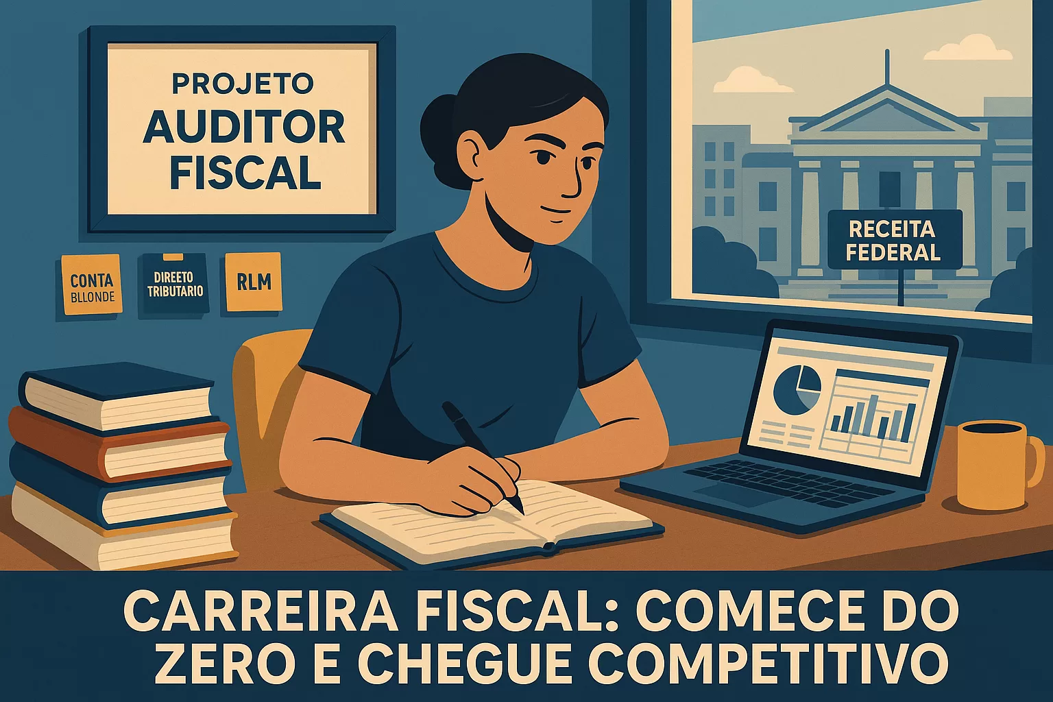 Carreira Fiscal (Auditor/Analista): O Guia COMPLETO para Começar a Estudar do Zero e Chegar Competitivo!