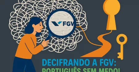 Português da FGV (ou outra banca temida) Te Assombra? 👻 O Método Passo a Passo para Decifrar os Textos Impossíveis e Gabaritar (Finalmente!)