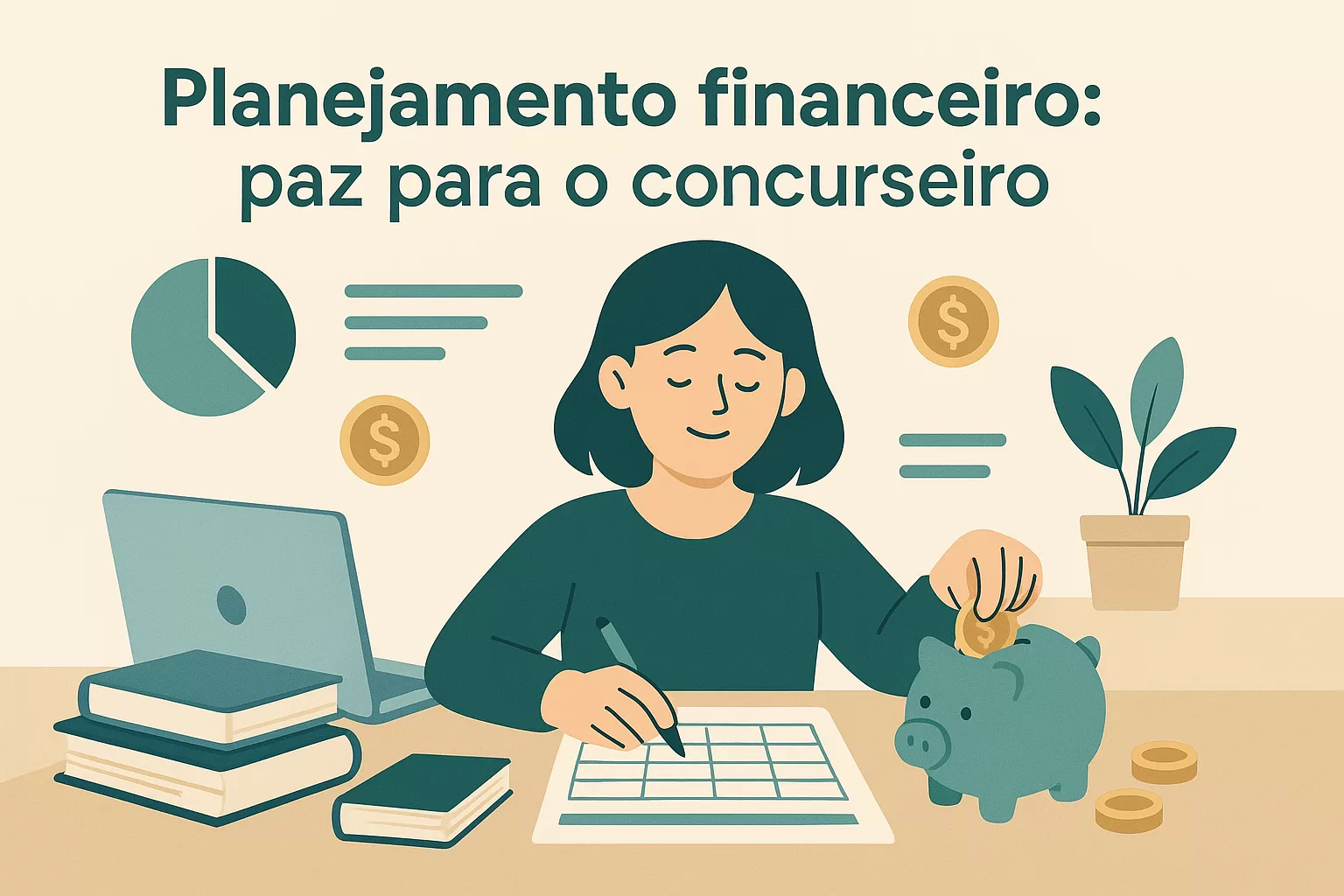Planejamento Financeiro do Concurseiro: Como Organizar as Contas para Estudar com (Mais) Tranquilidade