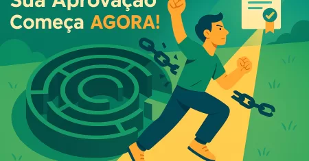 O ‘Looping da Reprovação’: Por Que Você Estuda, Estuda e Não Passa? (E o Que Fazer IMEDIATAMENTE para Quebrar Esse Ciclo!)