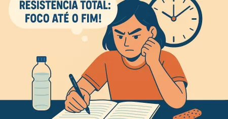 🛡️ Maratona de 5 Horas de Prova: Seu Guia Blindado para Resistência Mental e Física, Foco TOTAL e Pontuação Máxima!